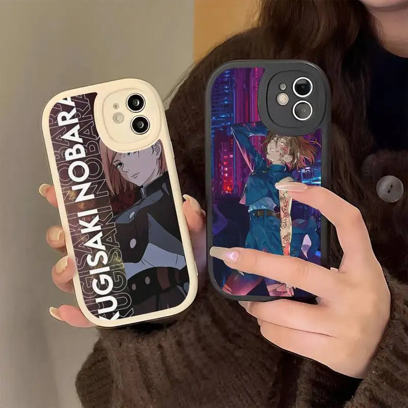 

Jujutsu Kaisen Kugisaki Nobara Phone Case Hard Leather for iPhone 13 12 Mini 11 14 Pro Max Xs X Xr 7 8 Plus 6 6s Se 2022 Cover
