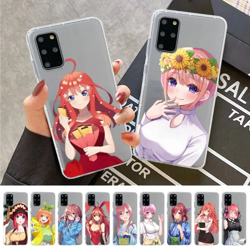 

Quintessential Quintuplets Phone Case for Samsung S20 ULTRA S30 for Redmi 8 for Xiaomi Note10 for Huawei Y6 Y5 cover