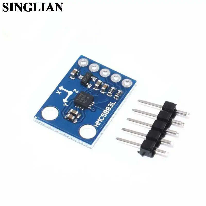 GY-273 QMC5883L Электронный компас Модуль компаса Трехосевой датчик магнитного поля