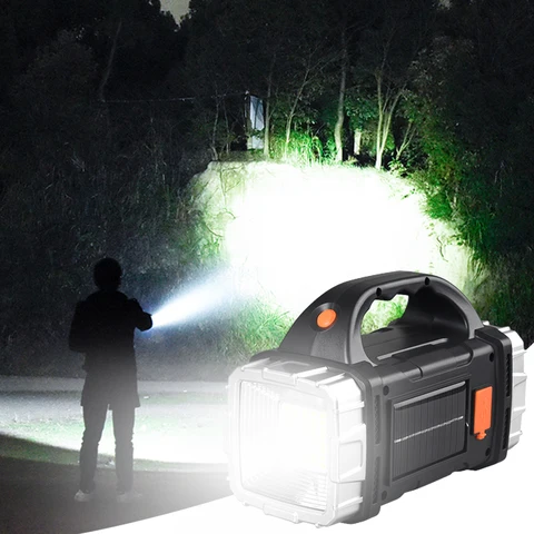 VKTECH Аккумуляторный фонарь 8 режимов