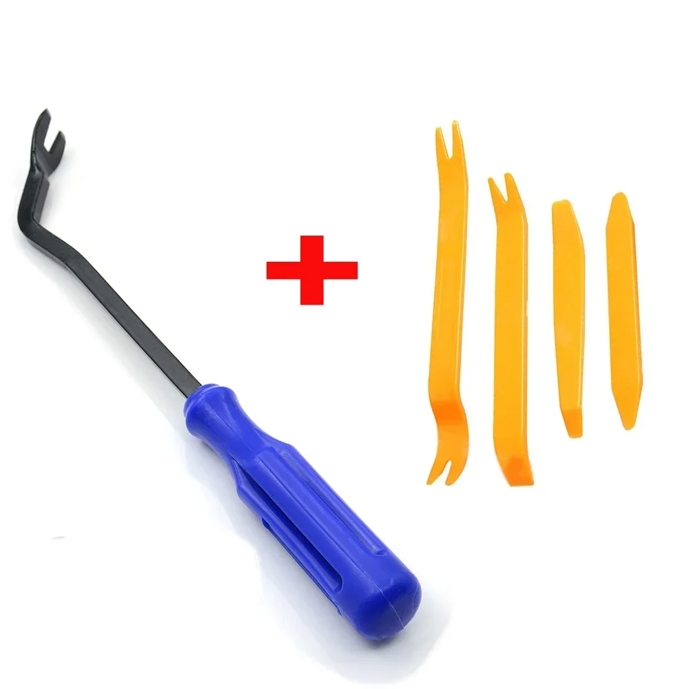 

5 шт./компл., набор инструментов для снятия автомобильной панели, портативный набор инструментов для снятия обшивки приборной панели, набор инструментов для снятия гвоздей, радио-аудио дверной зажим для ремонта