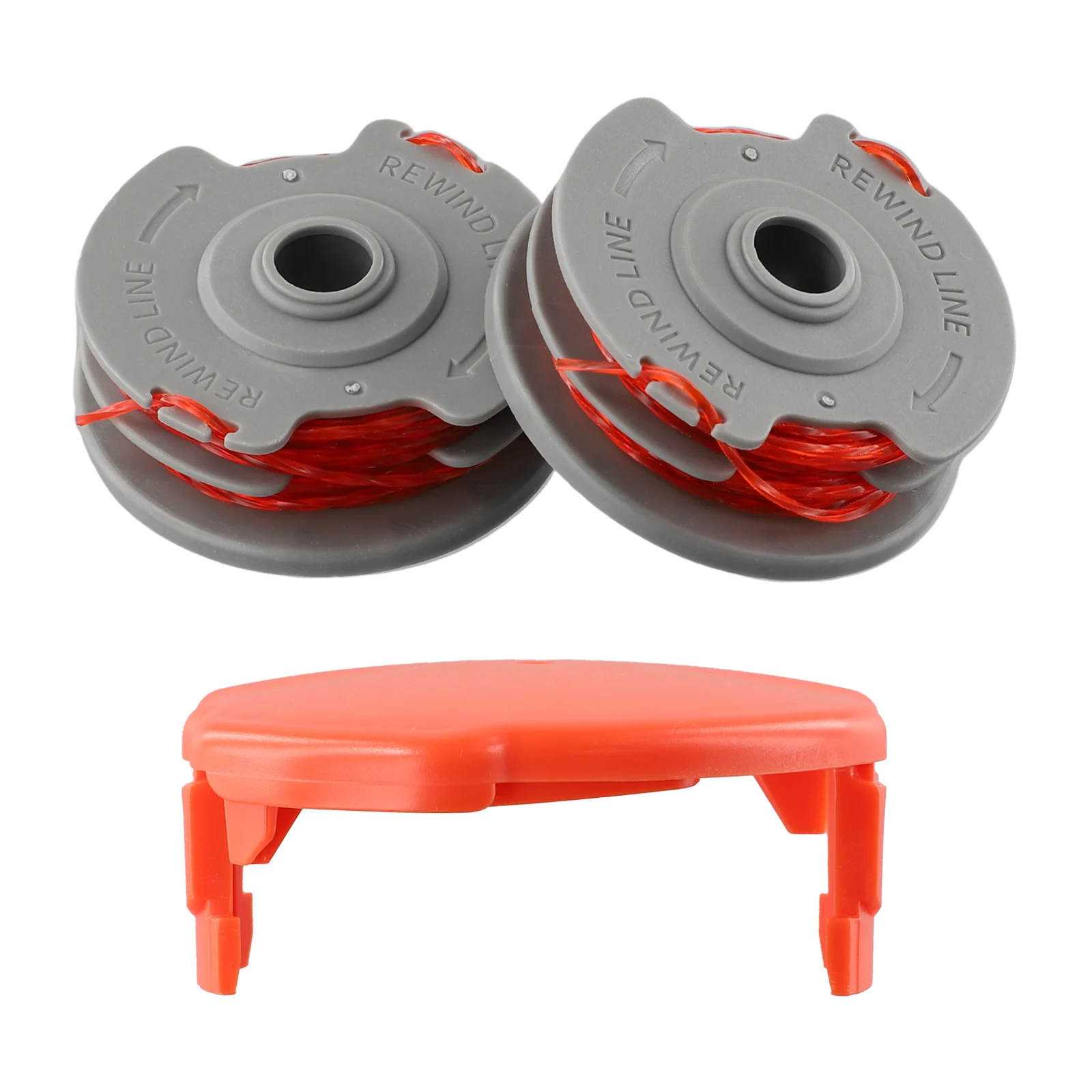 

3Pcs Strimmer Trimmer Spool & Line Set For Flymo Contour 500/700 Power Plus 500XT Grass Trimmer Spool Cap Cover