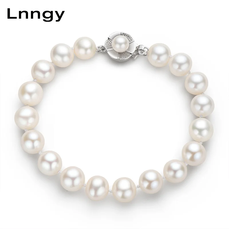 

Браслет женский из серебра с жемчугом 6-7 мм/7-8 мм/8-9 мм