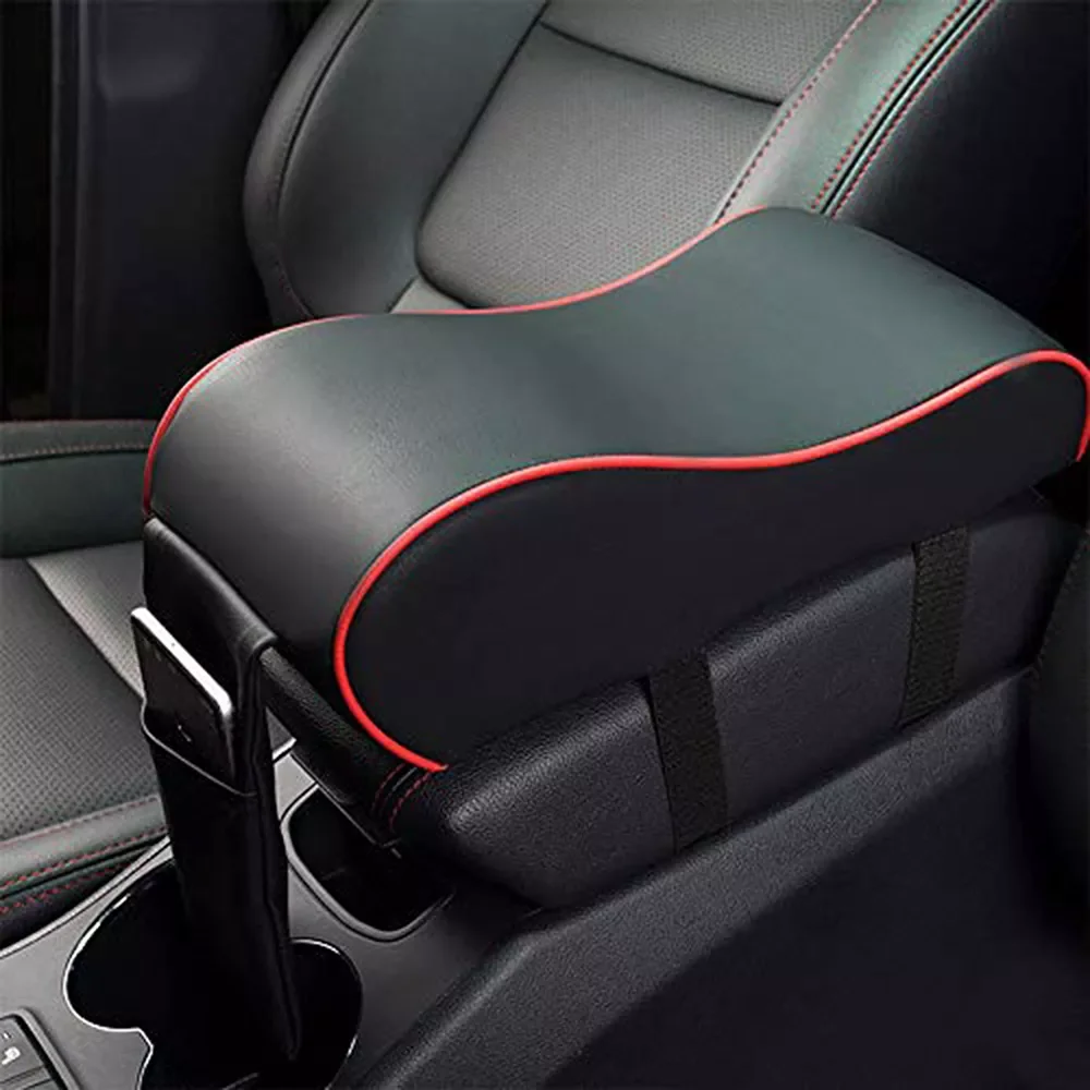 

Universal Leather Car Central Armrest Pad Auto Center Console Arm Rest Seat Box Mat Cushion Pillow Cover Vehicle Car Styling
