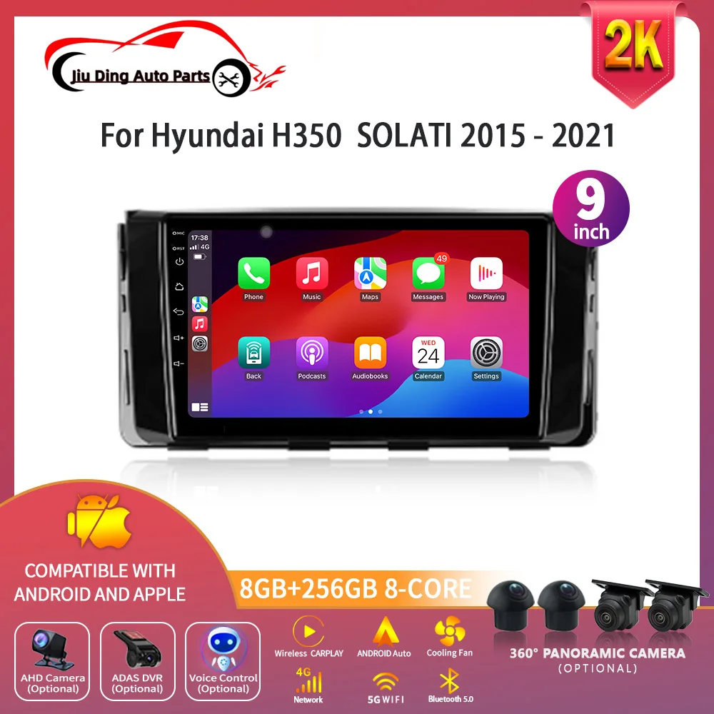 Android14 Автомобильный радиоприемник Мультимедийный видеоплеер Навигация GPS для