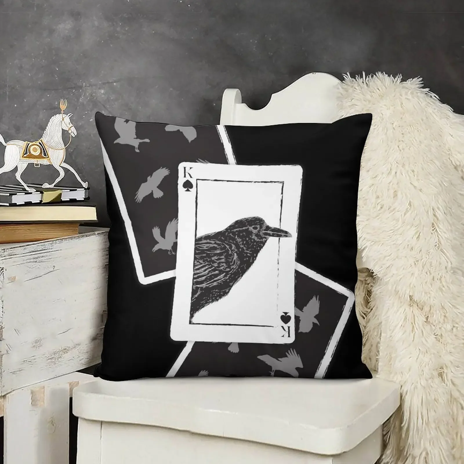 Kaz of Spades - шесть ворон декоративная подушка декоративные подушки для роскошного