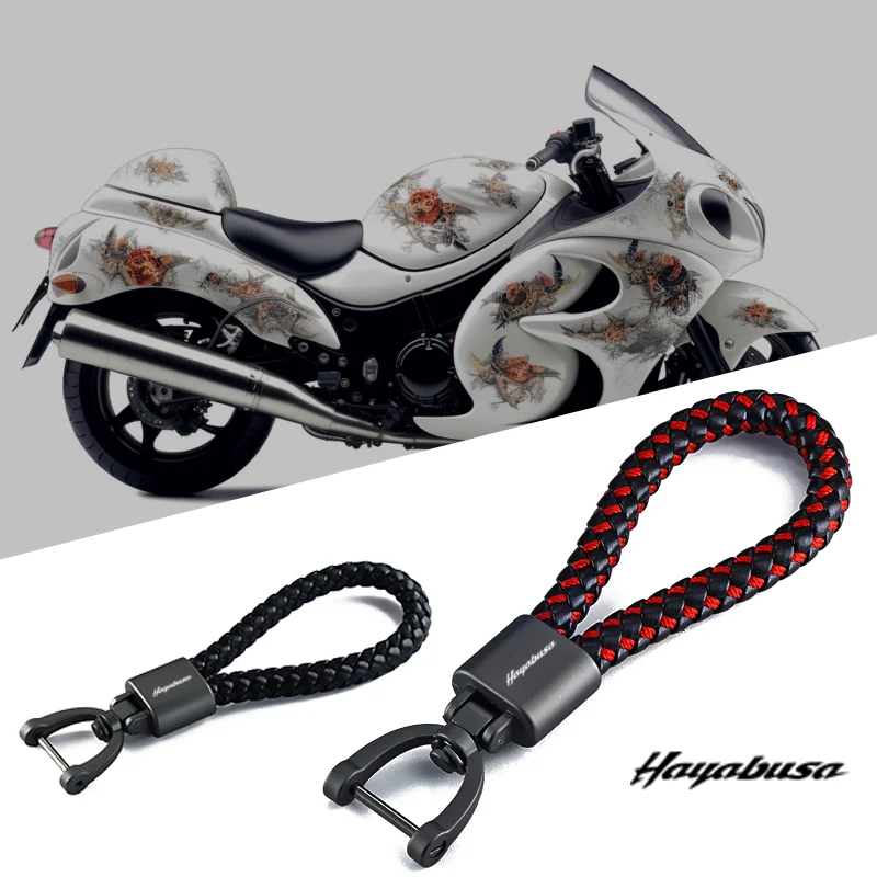 

HAYABUSA LOGO For SUZUKI HAYABUSA 2023 New Motorcycle Keychain Keyring Key Chains Lanyard Chain Key Rings