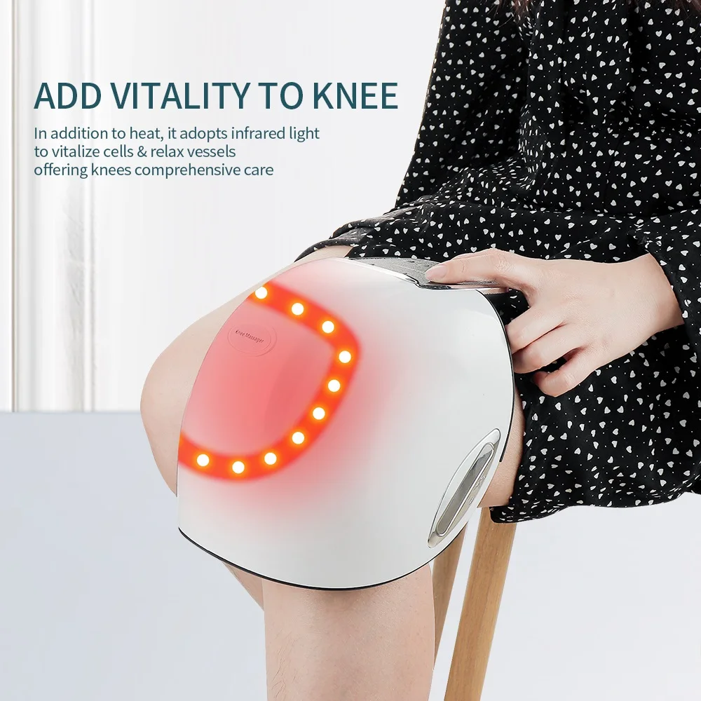 

Smart 4D Infrared Hot Compress Knee Massager Heating Physiotherapy Pain Relief Joint Rehabilitation Airbag Vibration Massage