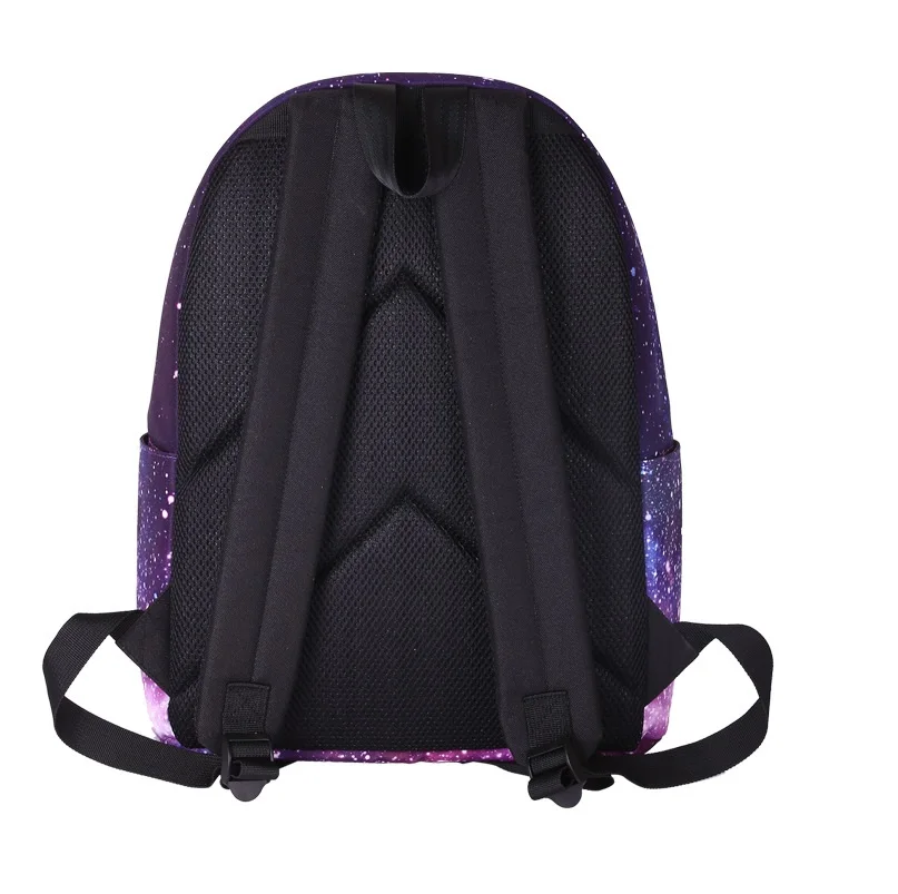 Designer Starry Sky Schoolbags Purple Satchel Casual Stripes Daypack Students Light Back Bag School Book Bags Teenage Girls Boys