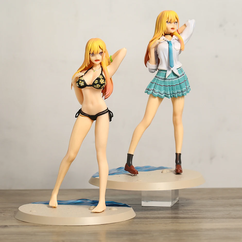 

My Dress-Up Darling Kitagawa Marin Anime Bishoujo Sexy PVC Figurine Doll Model Figure Toy Christmas Gift