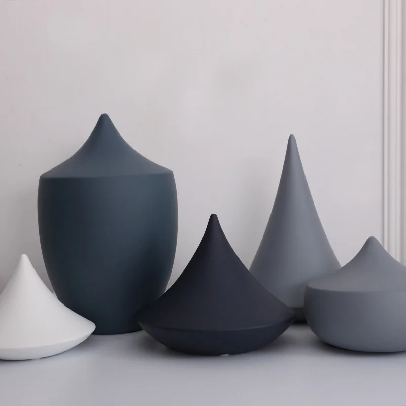 Мягкое керамическое украшение в скандинавском стиле для гостиной модельной