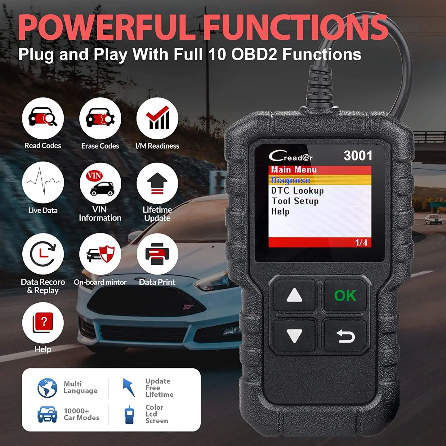 자동차 스캐너 블루투스 4.0 OBD2 스캐너, ELM327 V1.5 OBD 2 자동차 진단 도구, iOS 안드로이드 PC