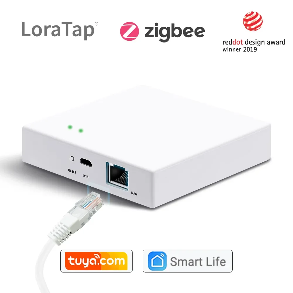 

NEW Smart Home ZigBee Gateway Hub Bridge with Network Interface Smart Life App Remote Control Devices to 256 Mesh
