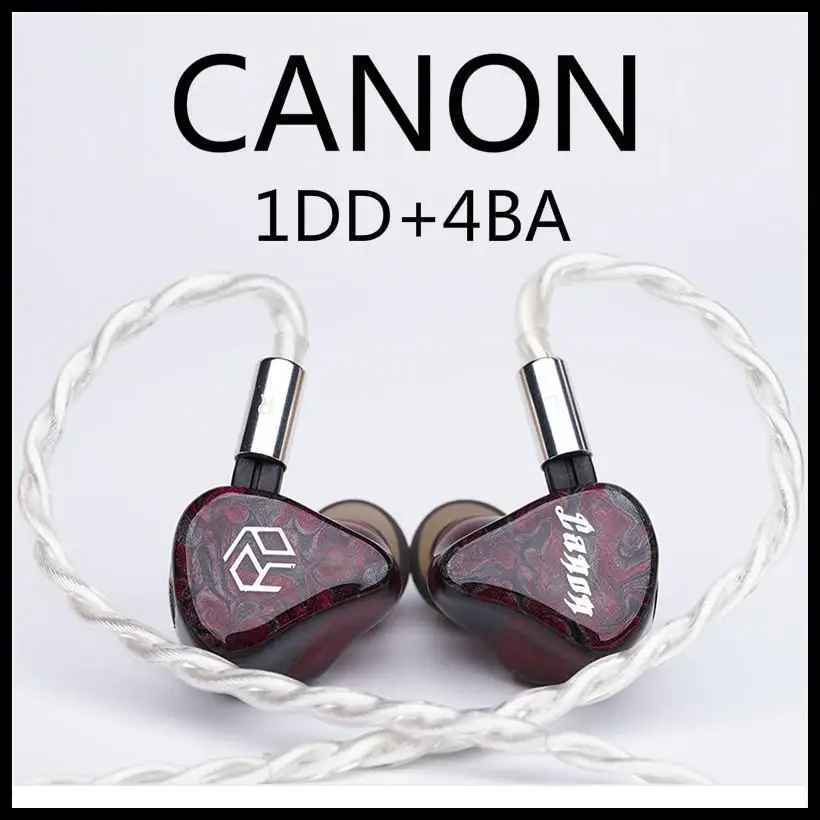 Yanyin Canon 1DD + 4BA гибридные 3 переключателя пользовательские Hi-Fi высококачественные