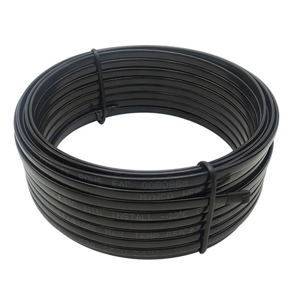 Саморегулирующийся нагревательный кабель 17 Вт/м 200 В~240 В 5/6/7/10/20/30/50 м 65 ℃ ±5