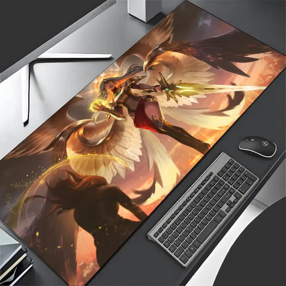 Kayle Kayn Kennen коврик для мыши с мультяшным рисунком Lockedge большой игровой