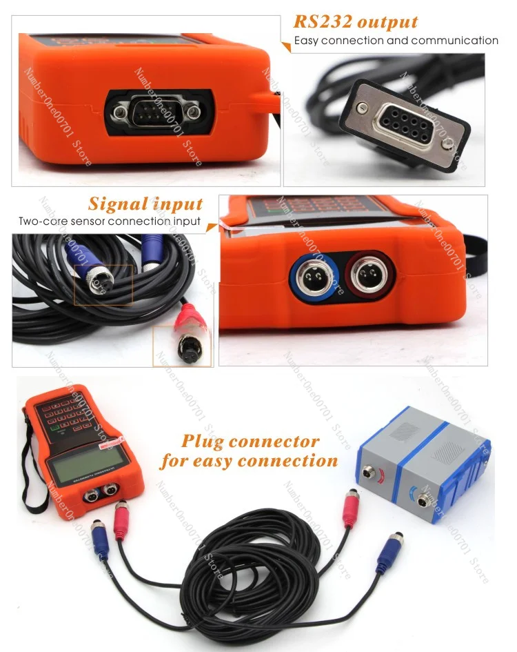 TUF-2000H портативный ультразвуковой расходомер воды