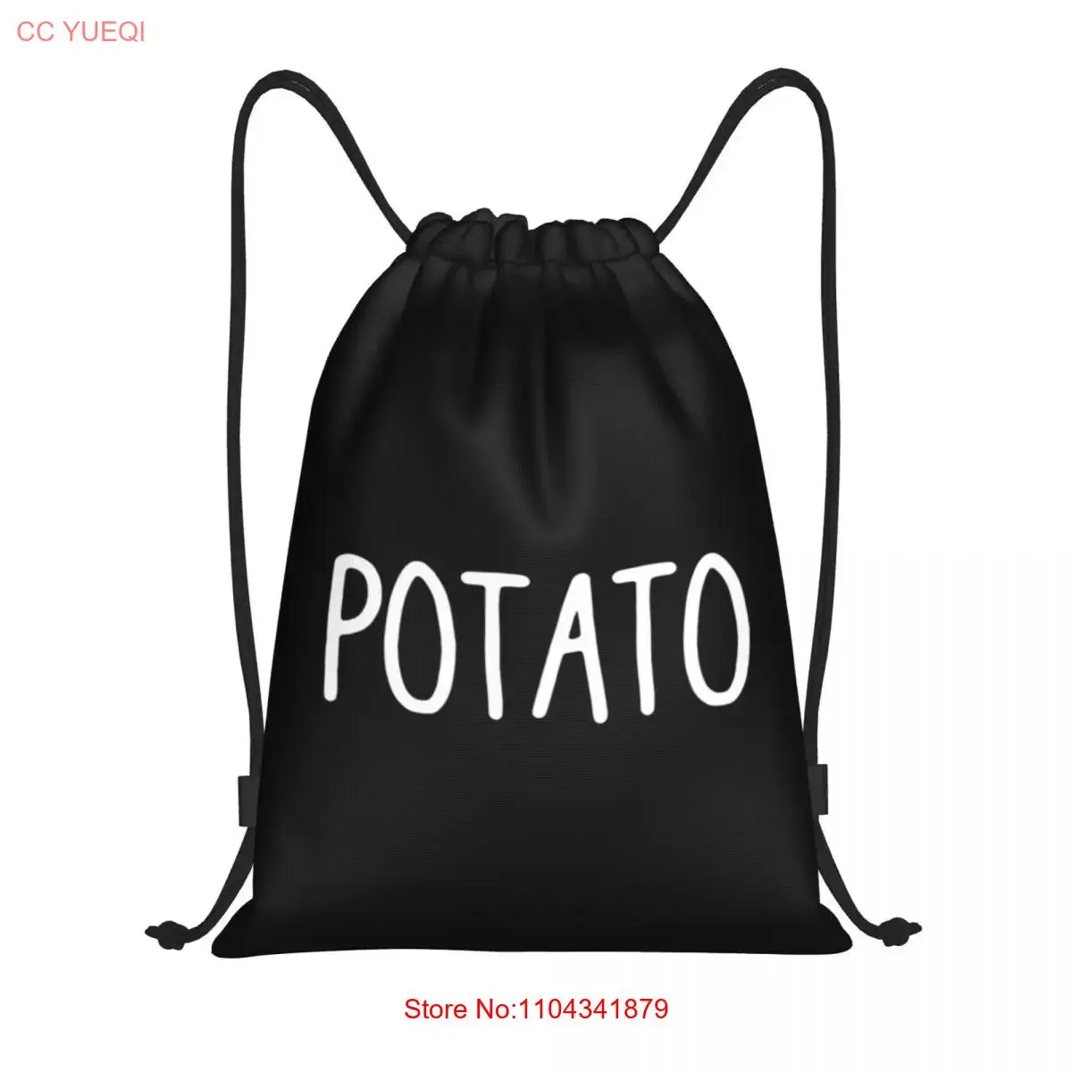 Картошка - T That Says Potato Drawstring Bags Gym Bag Hot Lightweight