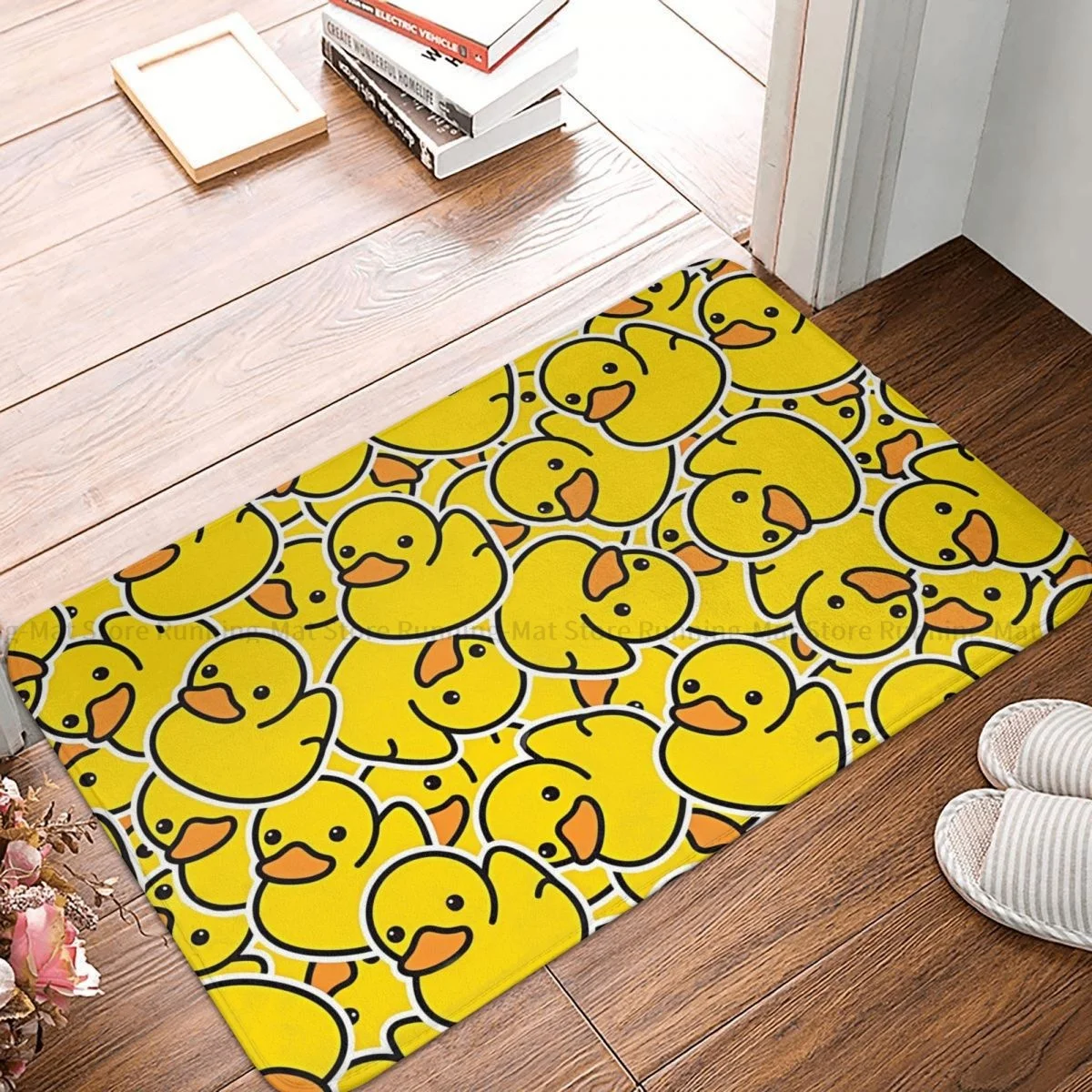

Duck Anti-Slip Doormat Living Room Mat Cute Cartoon Animal Floor Carpet Welcome Rug Bedroom Decorative