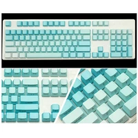 104 keys practical pbt oil proof gradient rainbow keyboard caps gaming accessories for office key caps keyboard key caps