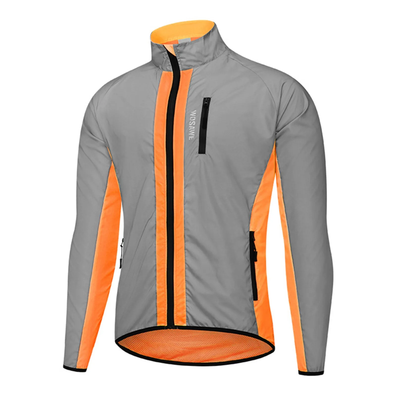 

Reflective Men's Cycling Jacket High Visibility Bicycle Windbreaker For Man Outdoor Mtb Road Bike Sportswear Wind Coat Windproof