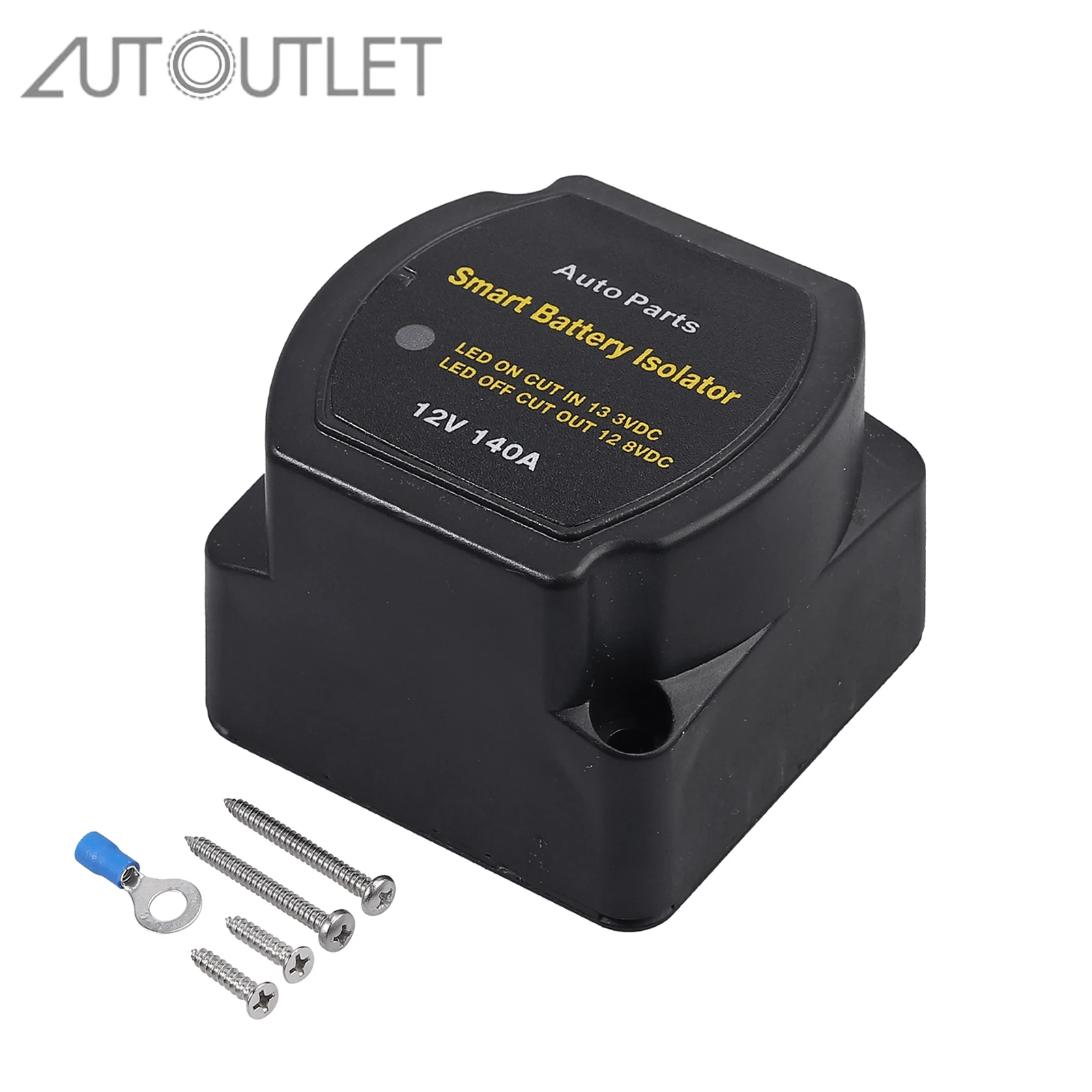 

Умный двойной изолятор для аккумулятора AUTOUTLET, 12 В, разделение зарядки А, чувствительный к напряжению, реле VSR, автомобильная часть 2, внешний ...