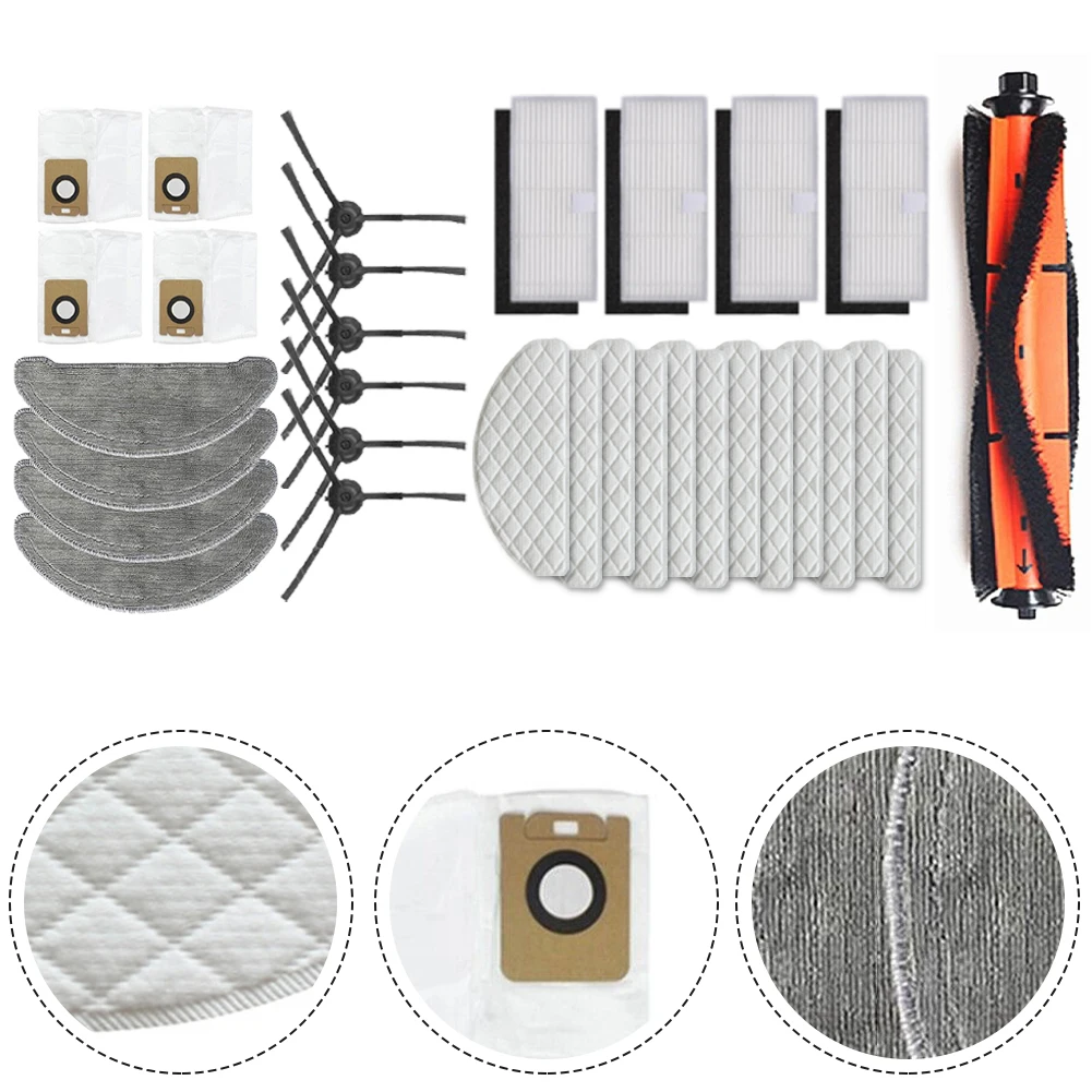 

For Imou L11-A L11 Filter Main Side Brush Dust Bag Mop Cloths Robot Vacuum Cleaner Accessories Spare Parts Kits For Home