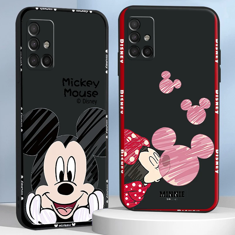 

Disney Mickey Cartoon Phone Cases For Samsung S20 FE S20 S8 Plus S9 Plus S10 S10E S10 Lite M11 M12 S21 Ultra Back Cover
