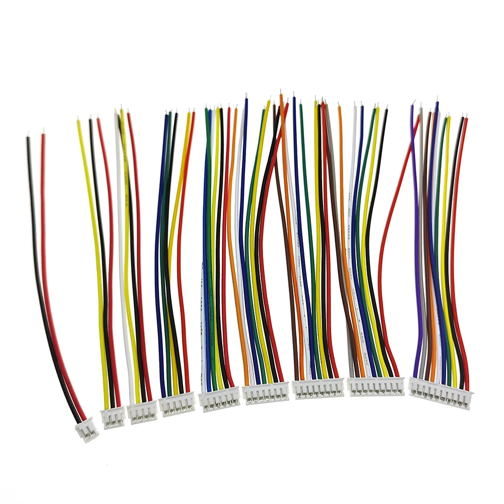 100 шт. ZH 1 5 мм электронный провод 150 длина 2/3/4/5/6/7/8/9/10/12 Pin Штекерный кабель