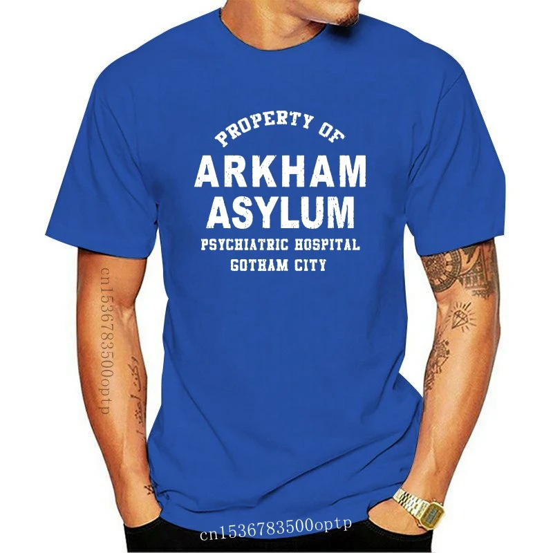 Новая мужская футболка Arkham Asylum For Criminally Insane TV 020470
