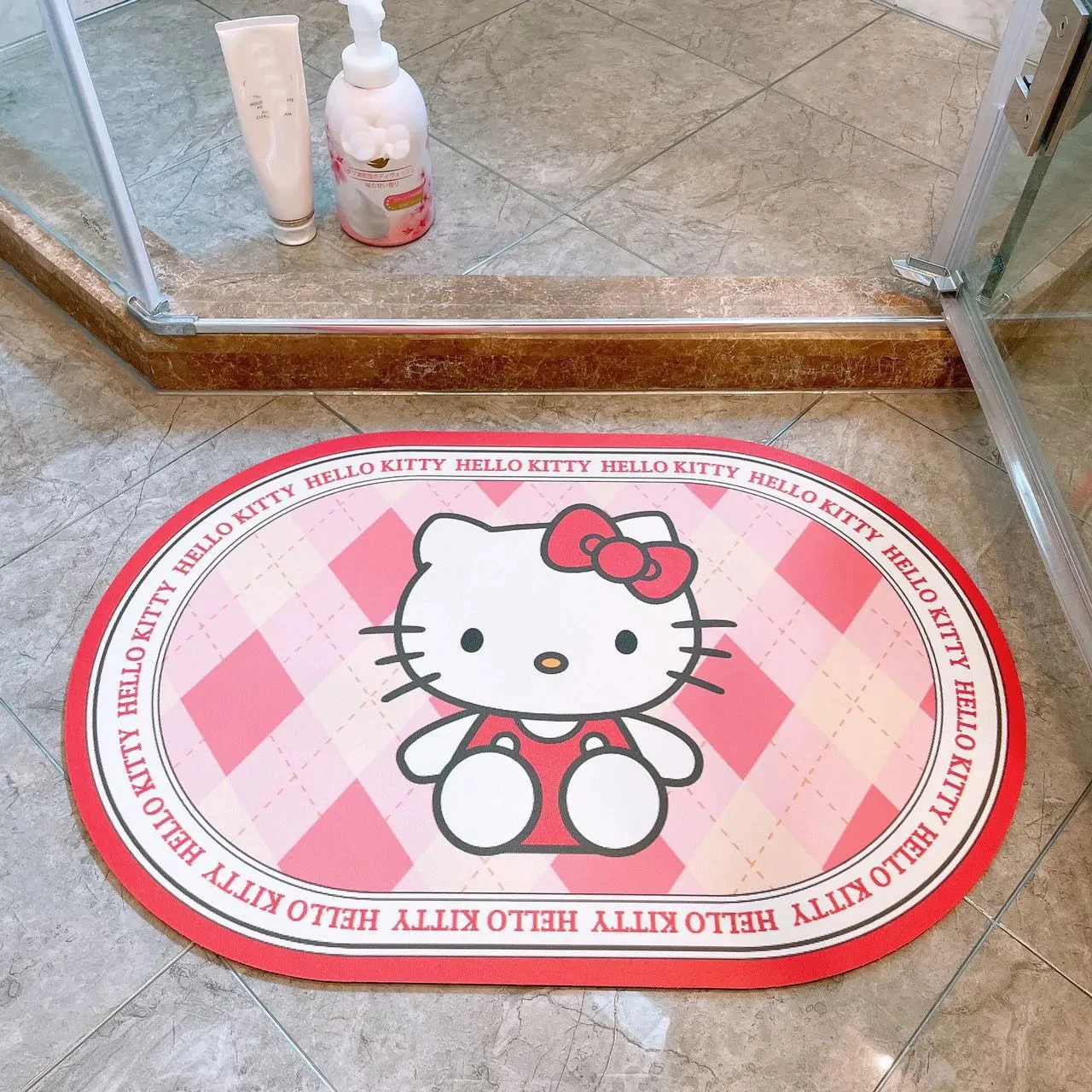 

Cartoon Diatomaceous Mud Absorbent Floor Mat Household Bathroom Anti-Skid Door Mat Bathroom Entrance Mat