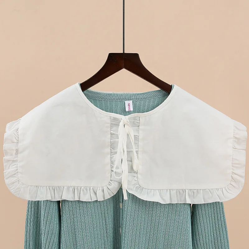 

Women's Shirt Fake Collar New Vintage Lace Embroidered False Collar Shirt Blouse Sweater Decorative Shirt Detachable Collar