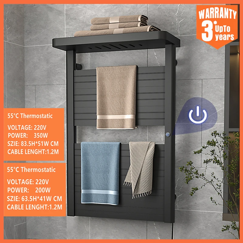 

Обогреватель для полотенец Xiaomi с электрическим подогревом, держатель для полотенец, сушилка для полотенец для умного дома, электрическая сушилка для полотенец, аксессуары для ванной комнаты