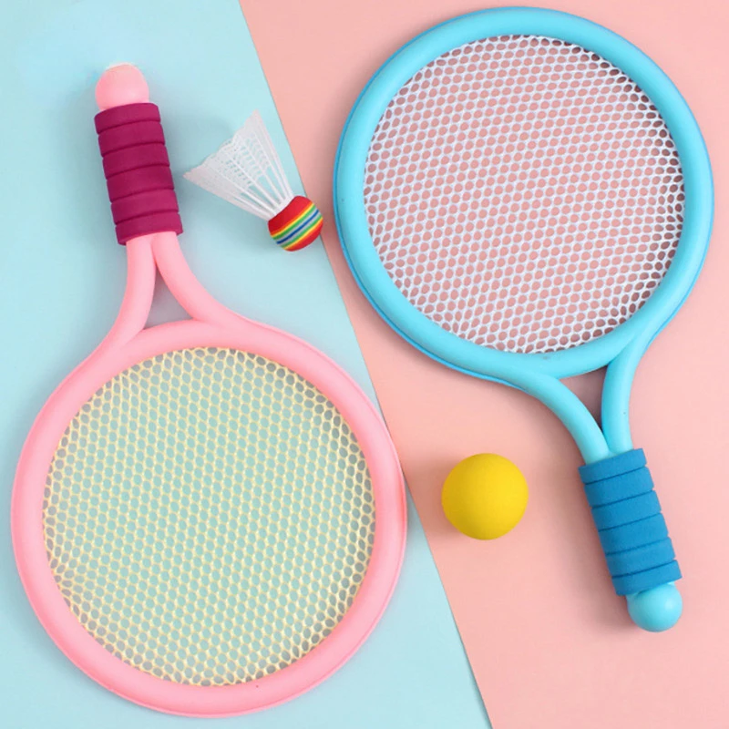 

Children's Outdoor Badminton Tennis Racket Color Set Sports Games Boys And Girls Parent-child Interactive Gifts Leisure Toys