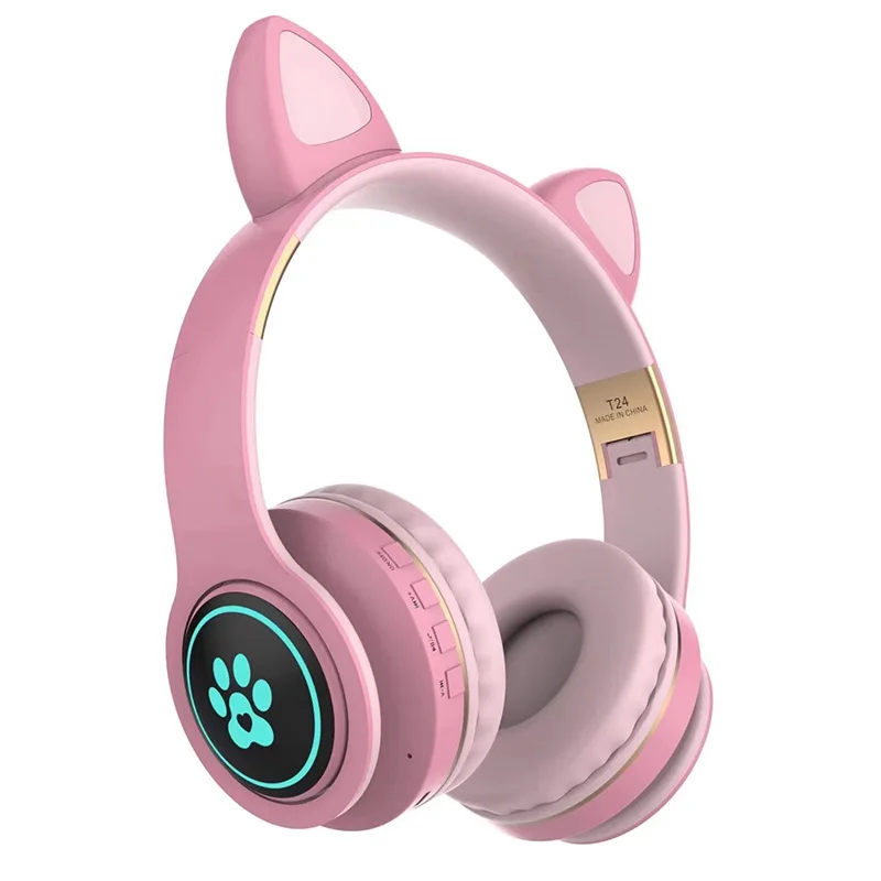 

Douyin Popular Cat Ear Bluetooth Headset Headset Wireless Cute Luminous Bluetooth Headset