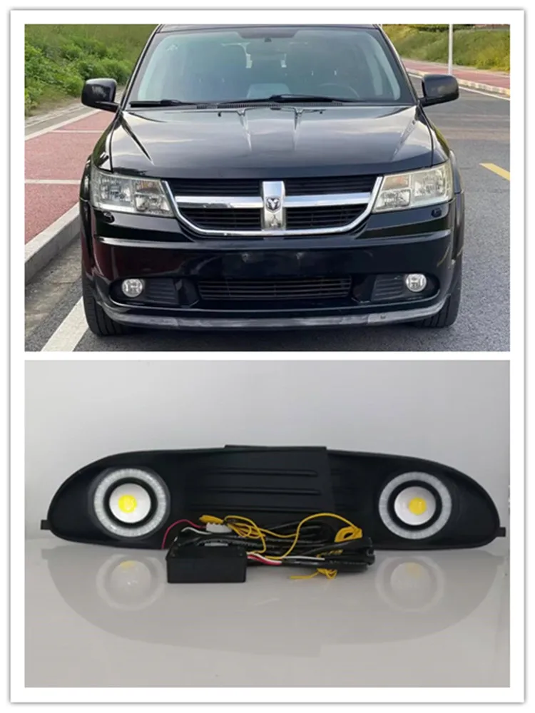Светодиодные противотуманные фары в сборе для Dodge Journey 2009 2010 2011 передний бампер