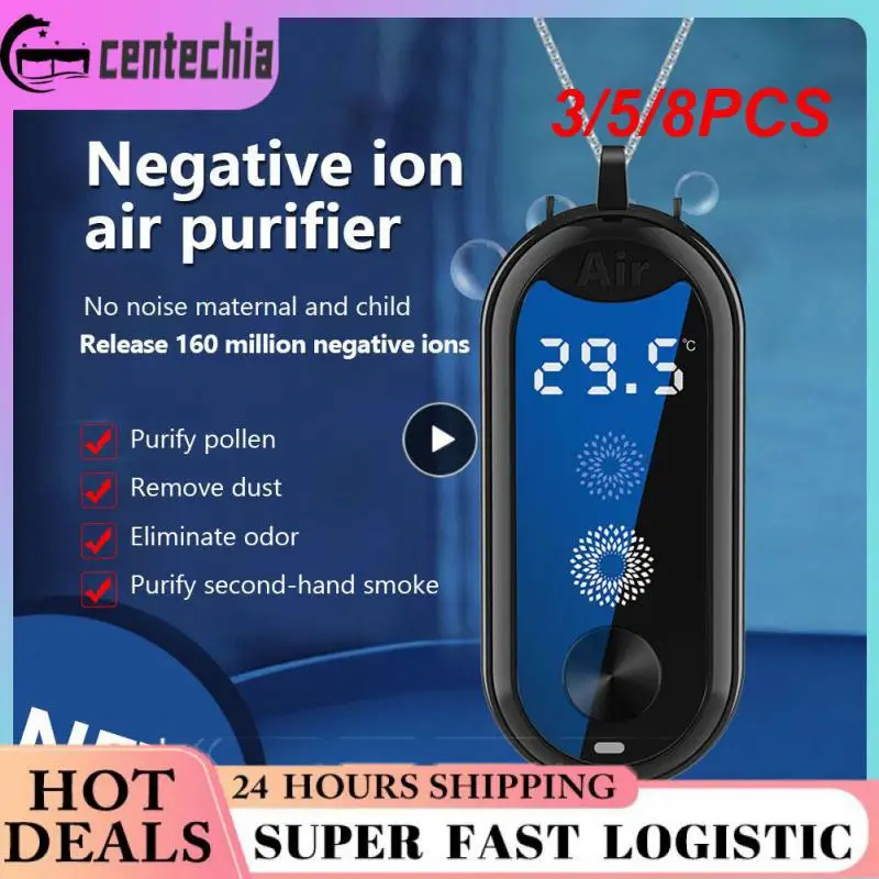 

3/5/8 шт., мини-очиститель воздуха для измерения температуры