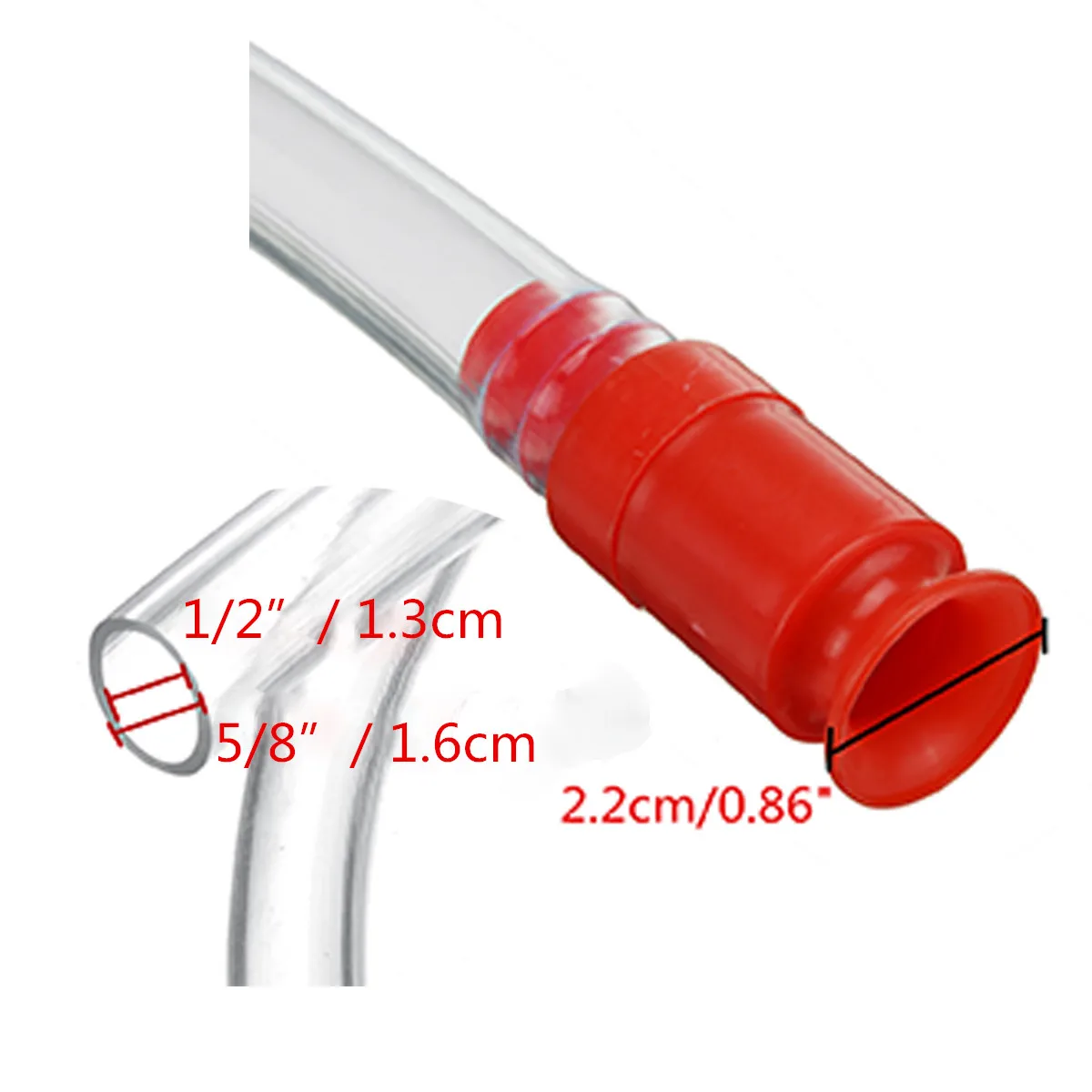 PVC Безопасный насос для бензина с водой Shaker Siphon Hose 6Ft Car Gas самовсасывающийся