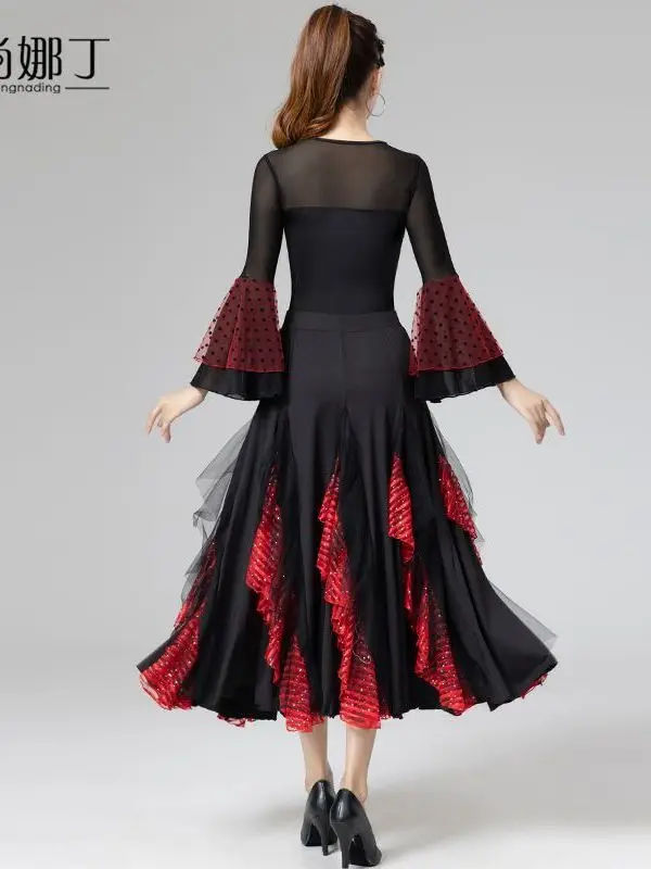 Юбка для современных танцев женское новое платье общественных по национальному