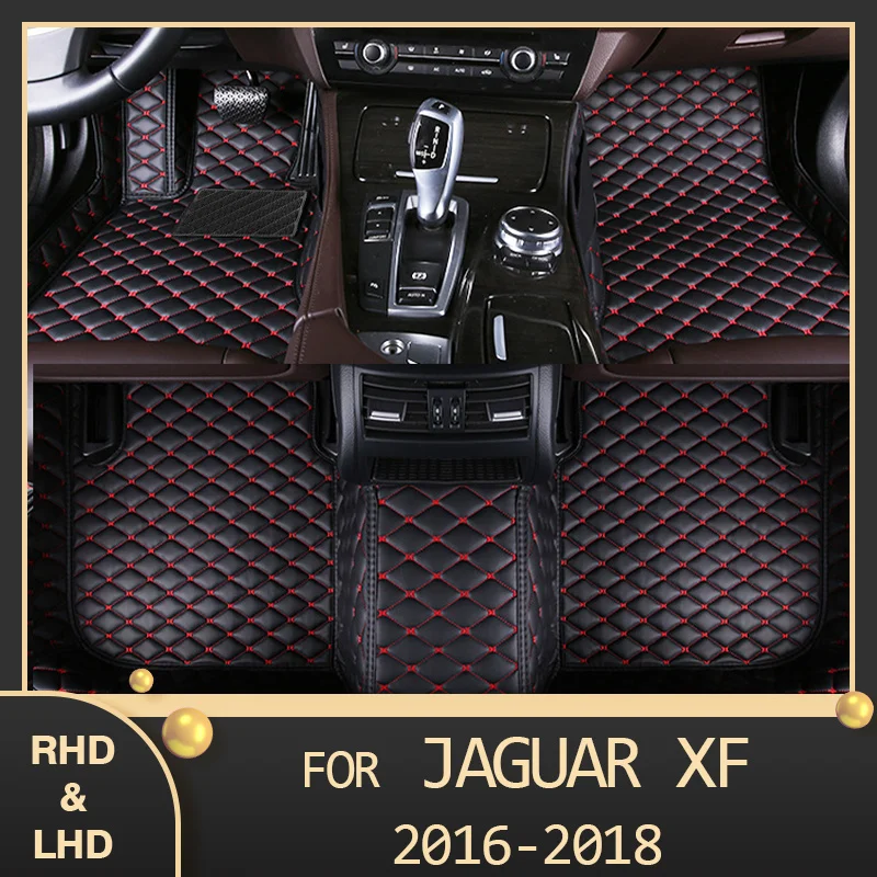 

Автомобильные напольные коврики MIDOON для Jaguar XF Sedan 2016 2017, индивидуальные автомобильные накладки для ног, задняя крышка