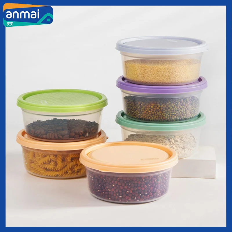Anmai пищевой контейнер для кемпинга Set 2 шт. коробка хранения фруктов круглая