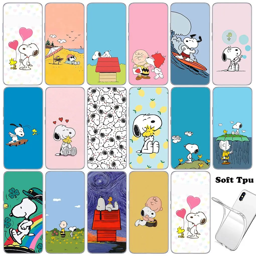 S-Snoopys собака мультфильм Funda мягкий корпус для Motorola Moto Edge 40 50 Pro 30 neo 20 Fusion Ultra Lite G85