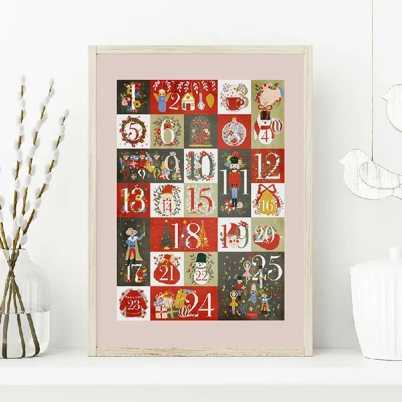 Картина с надписью &quotHappy Christmas&quot