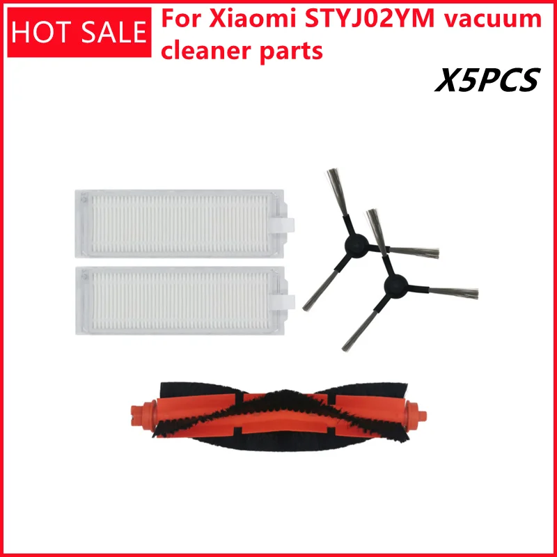 

For Xiaomi Mijia LDS STYJ02YM Conga 3290 3490 Viomi V2 PRO V3 SE Robot Vacuum Part Hepa Filter Roller Side Main Brush Mop Cloth
