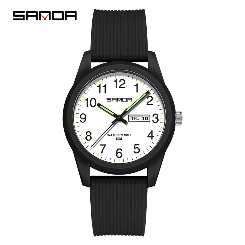 

SANDA Sports Watches for Men Casual Waterproof Luminous Pointer Quartz Watch Electronic Clock Women Wristwatch Relogio Masculino