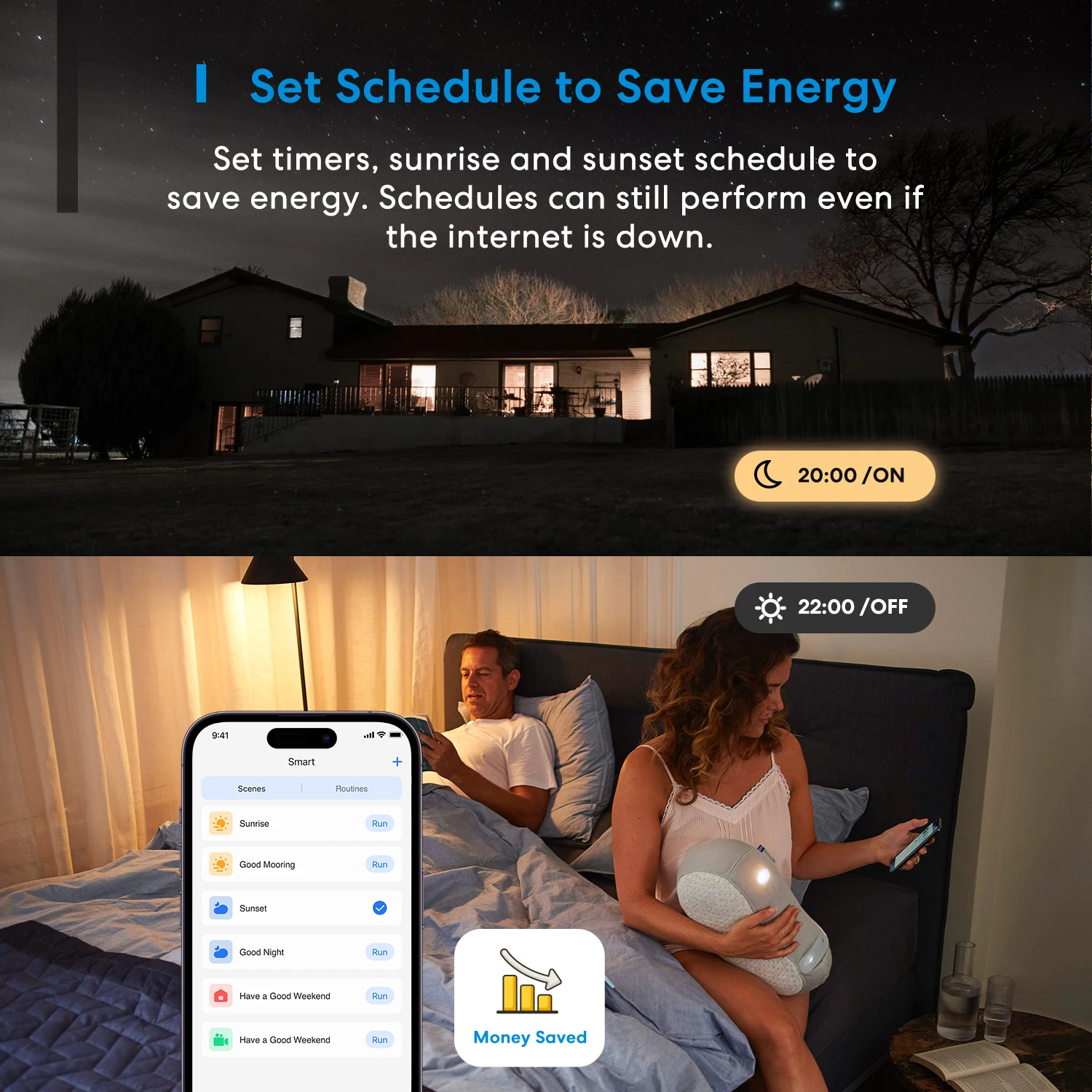 Meross HomeKit Smart Led Bulb E27 Base Wifi Dimmable LED Lamp 6 W Voice Control With Siri Alexa Google Assistant SmartThings images - 6