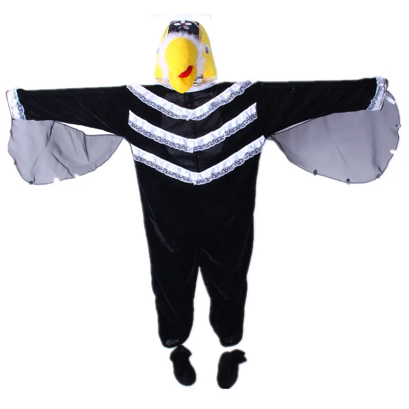 Детский костюм дятла для косплея птицы ивол комбинезон с голубыми птицами