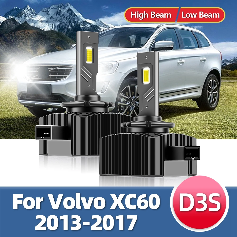 Car Light D3S LED Headlight Bulb 110W 30000LM Kit to Replace HID Conversion Lamps For Volvo XC60 2013 2014 2015 2016 2017