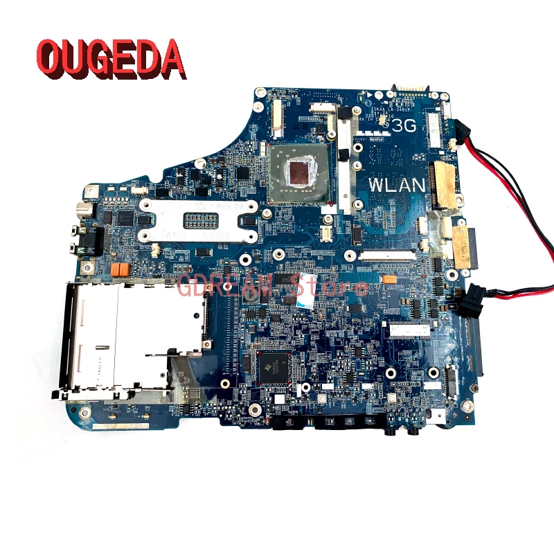 Материнская плата OUGEDA для ноутбука Toshiba Satellite A200 A205 системная K000057510 K000057110 с ГПУ