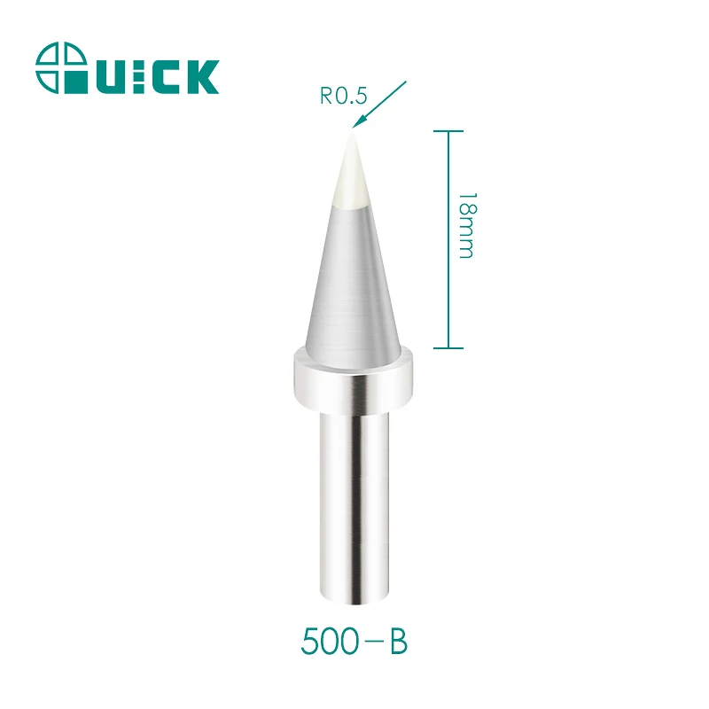 

Наконечник паяльника серии Quick 500-K/SK/B/C/D для сварочной станции TS2300/205/3205/367D-150, наконечник паяльника, сменный инструмент